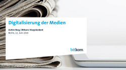 Digitalisierung der Medien