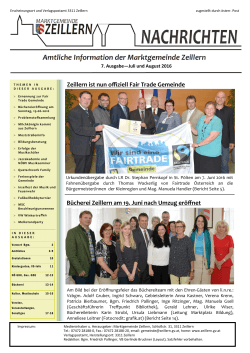Kindergarten Zeillern - Bürgermeister Zeitung