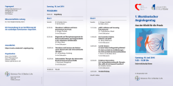 Einladung, Programm, Flyer - Medizinische Klinik und Poliklinik II