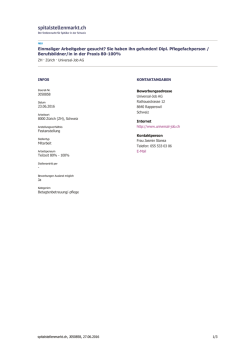 Einmaliger Arbeitgeber gesucht? Sie haben ihn gefunden!