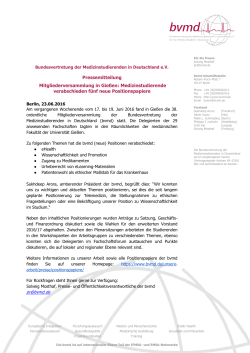 2016-06-24 PM bvmd-Mitgliederversammlung in Gießen