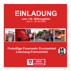 Feuerwehr Programm 2016 - Das Vitus