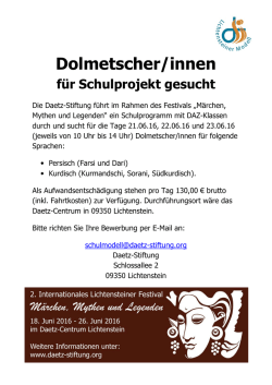 Dolmetscher/innen (f&uuml;r persisch und kurdisch)