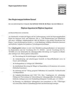 Diplom-Ingenieurin/Diplom-Ingenieur im Bereich Bauwesen
