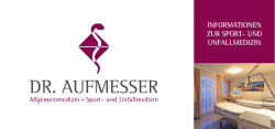 informationen zur sport- und unfallmedizin