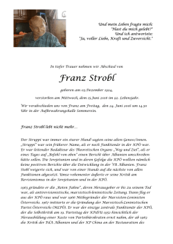 Franz Strobl