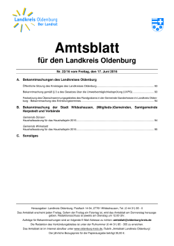 Amtsblatt Landkreis Oldenburg 2016_22