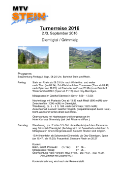 Turnerreise 2016