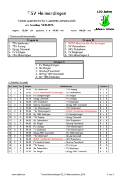 TSV Heimerdingen