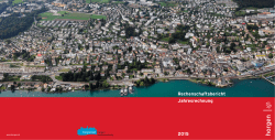 Jahresrechnung 2015 Rechenschaftsbericht