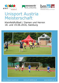 Kleinfeldfußball - Universität Wien