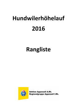 Hundwilerh&ouml;helauf 2016 Rangliste