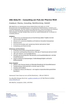 imshealth - FH des BFI Wien