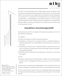 Immobilien-Investmentgesch&auml;ft - IZ-Jobs