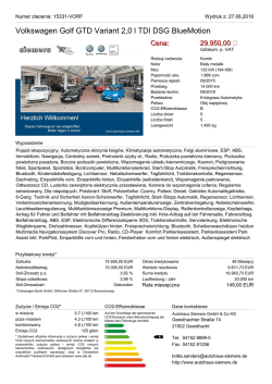 Drukuj ofertę - Autohaus Siemers