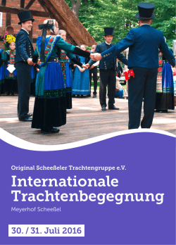 Internationale Trachtenbegegnung