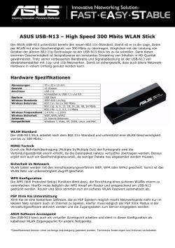 ASUS USB-N13 – High Speed 300 Mbits WLAN Stick