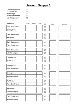 Herren Gruppe 3