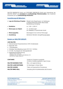 Investitionsprofil M&uuml;nchen