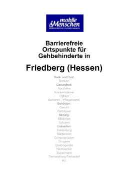 Friedberg (Hessen) - MobileMenschen.de