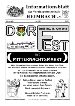 Informationsblatt HEIMBACH eV
