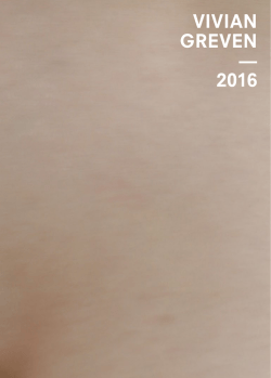 catalogue - Vivian Greven