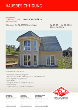 hausbesichtigung - Massivhaus Roth