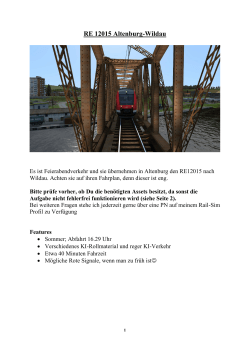 RE 12015 Altenburg-Wildau - Rail