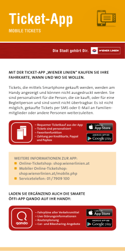 Ticket-App - Wiener Linien