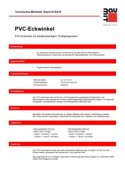 PVC-Eckwinkel