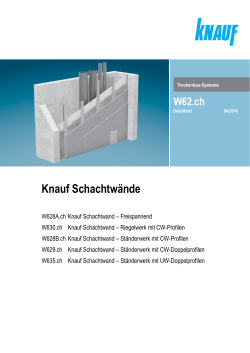 Knauf Schachtwände