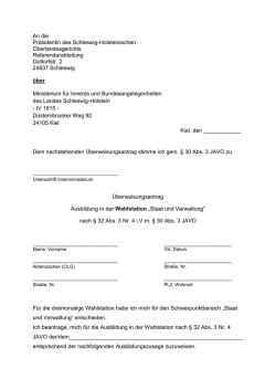 "Staat und Verwaltung" 2-seitig - Schleswig