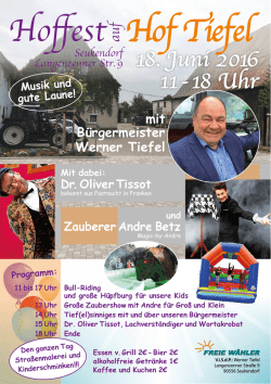 Hoffest auf Hof Tiefel
