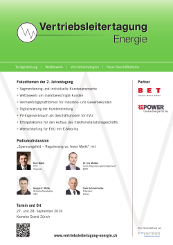 PDF Agenda - Vertriebsleitertagung Energie