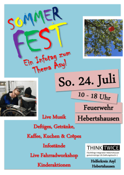 Feuerwehr Hebertshausen - Helferkreis Asyl Hebertshausen
