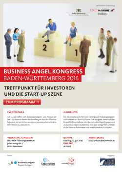 Programm pdf und Anmeldung - MAFINEX Gründerverbund