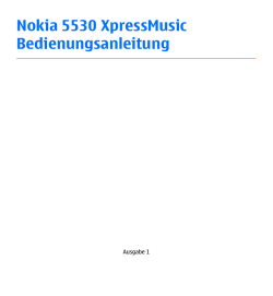 Bedienungsanleitung Nokia 5530 Music - Handy