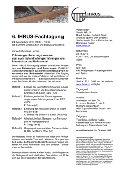 jetzt anmelden!!! - Instandhaltung Rad und Schiene
