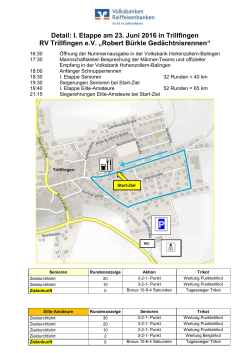 Detail: I. Etappe am 23. Juni 2016 in Trillfingen RV Trillfingen e.V.