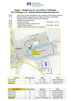 Detail: I. Etappe am 23. Juni 2016 in Trillfingen RV Trillfingen e.V.