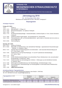 Vorprogramm