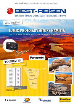 lumix photo adventure namibia