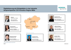 Digitalisierung als Erfolgsfaktor in der Industrie
