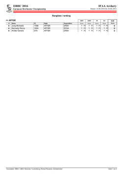 Gruppe F - EBHC 2016