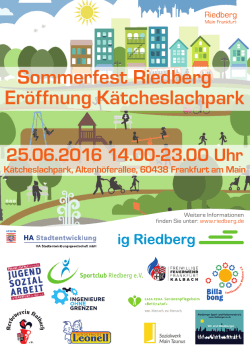 Sommerfest auf dem Riedberg