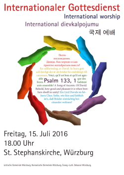 Internationaler Gottesdienst