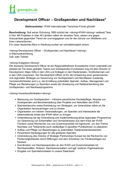 Dieses Stellenangebot als PDF speichern