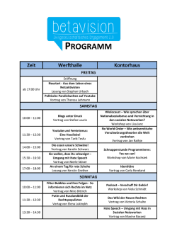 programm - WordPress.com