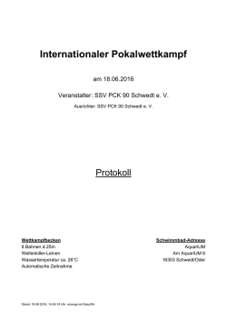 Protokoll - SSV PCK 90