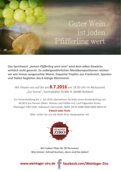 Hier finden Sie die Einladung